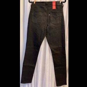 Levi’s 721 High Rise Skinny Black Jeans w/ stripes